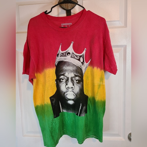 (163) Notorious B.I.G. Women's Crewneck Short Sleeve T-Shirt,  Size: OX - Picture 7 of 15